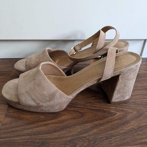 Asos Shoes Suede Platform Sandals